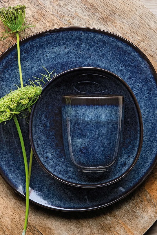 Kuchnia i bar Villeroy & Boch talerz Lave 28 x 27,8 cm 1042612610 granatowy