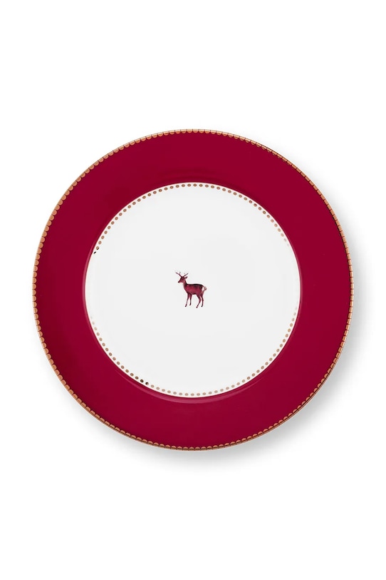 Pip Studio talerz deserowy Love Birds 21 cm 6-pack czerwony 51001520