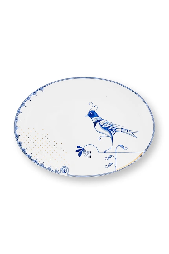 Pip Studio talerz Pip&The Blue Bird 30 cm niebieski 51001533