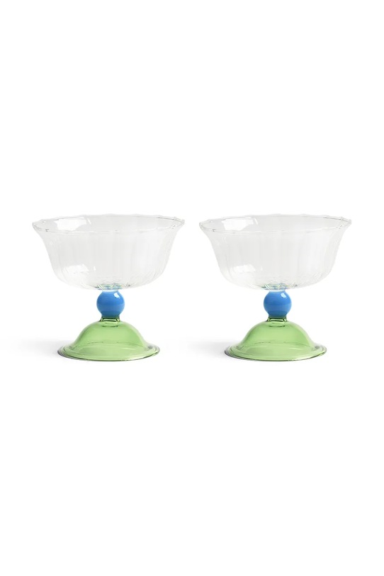 &k amsterdam zestaw pucharków do deserów tulip 300 ml 2-pack multicolor 351.07