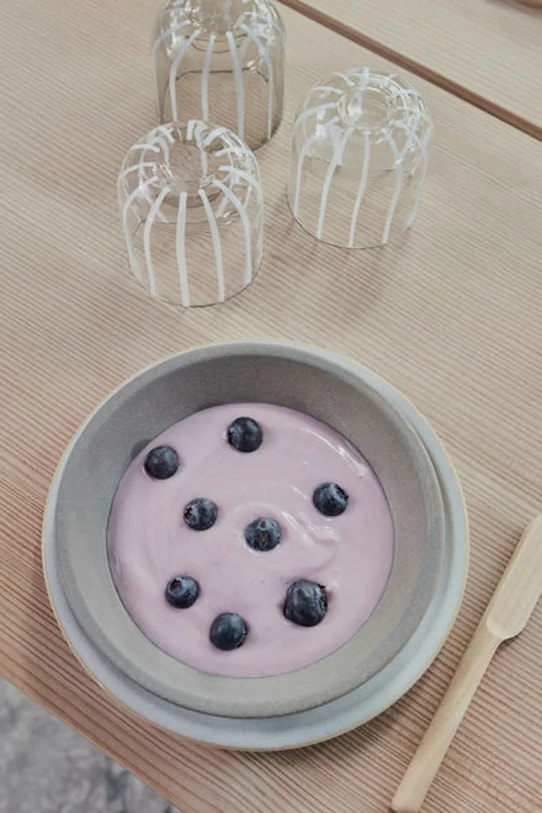 OYOY zestaw talerzy głębokich Yuka 19 x 19 x 4 cm 2-pack L300691 beżowy AA00