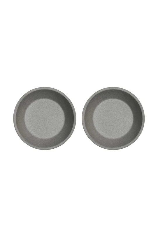 Βαθύ σετ πιάτων OYOY Yuka 19 x 19 x 4 cm 2-pack γκρί L300747