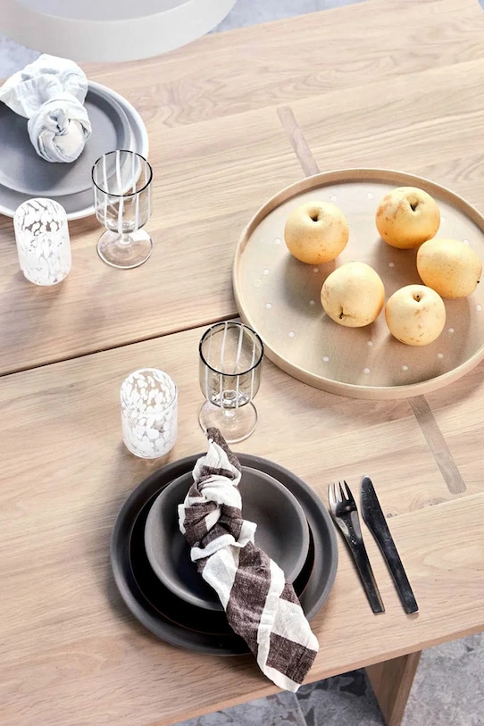 OYOY zestaw talerzy głębokich Yuka 19 x 19 x 4 cm 2-pack L300747 szary AA00