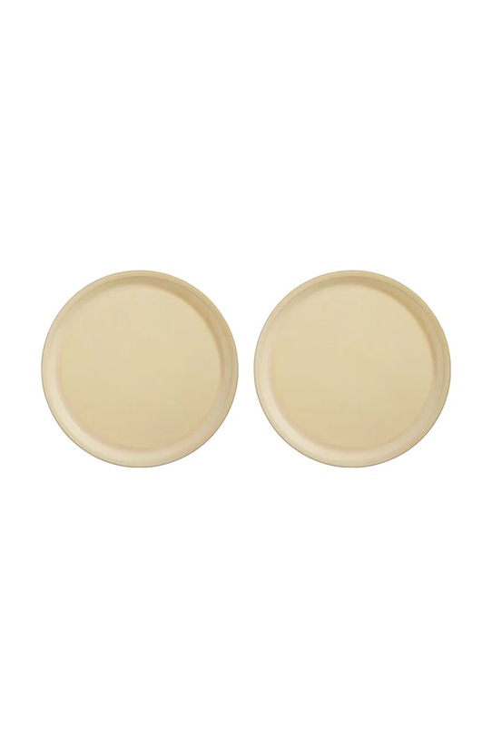 Σετ πιάτων OYOY Yuka 27 x 27 x 1,9 cm 2-pack κίτρινο L300773