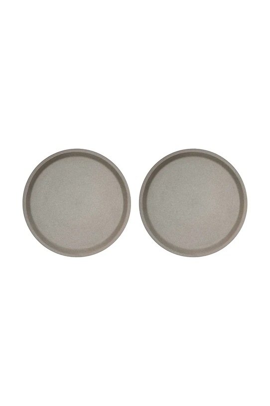 OYOY zestaw talerzy Yuka 27 x 27 x 1,9 cm 2-pack beżowy L300745