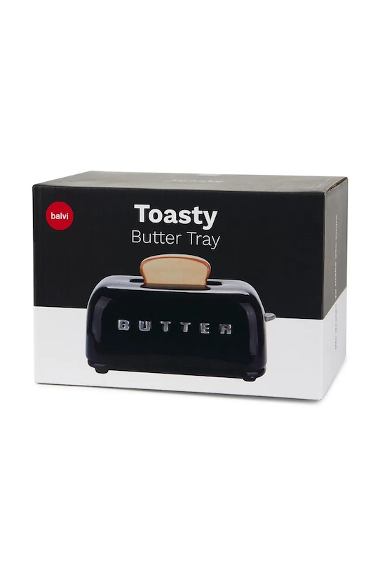 Kuchnia i bar Balvi maselniczka 11,8 x 18,9 x 11,3 cm 28139 czarny