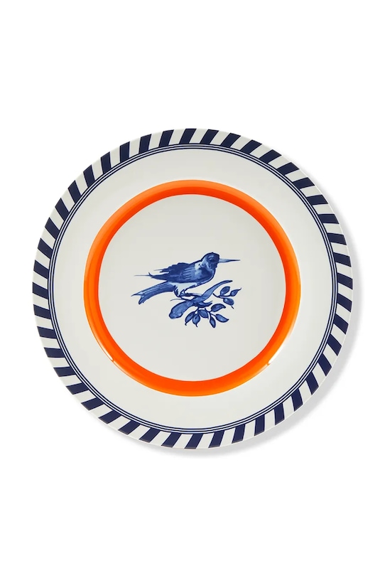 Pols Potten zestaw talerzy bird patterned 27 cm 2-pack 230.400.670 multicolor AA00