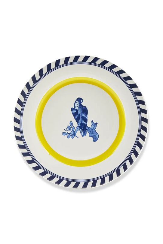 Pols Potten zestaw talerzy bird patterned 27 cm 2-pack 230.400.672 multicolor AA00