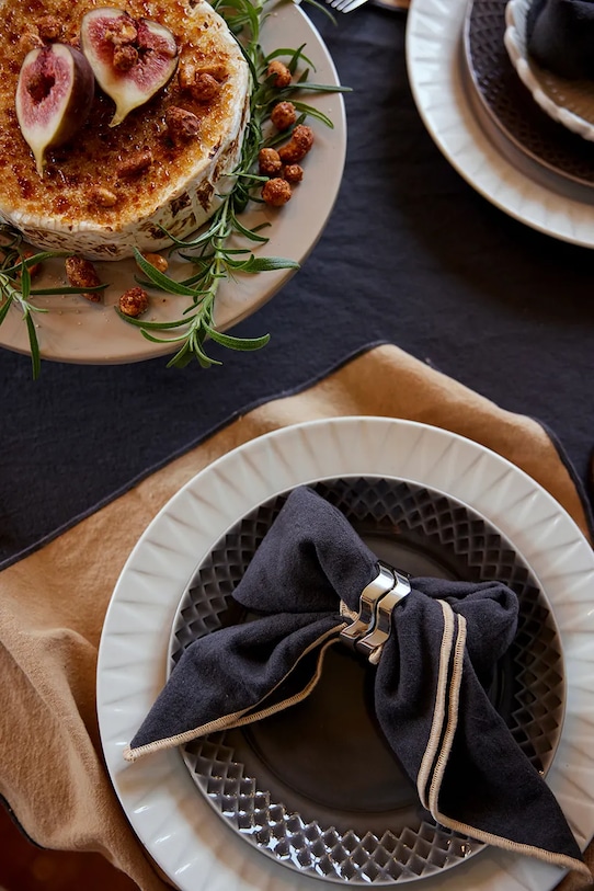 Sagaform obrączki na serwetki Anna 5 x 5 cm 4-pack 5018291 szary AA00