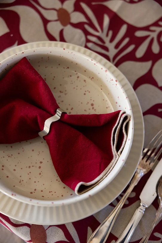 Kuchnia i bar Sagaform obrączki na serwetki Anna 5 x 5 cm 4-pack 5018291 szary