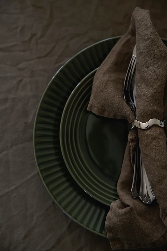 Sagaform obrączki na serwetki Anna 5 x 5 cm 4-pack 5018291 szary