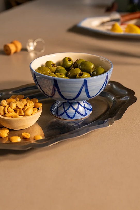 &k amsterdam zestaw misek sirene blue 250 ml 2-pack 2193.03 niebieski AA00