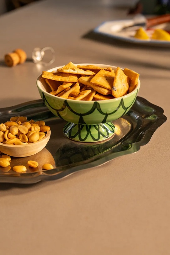 &k amsterdam zestaw misek sirene green 250 ml 2-pack 2193.04 zielony AA00