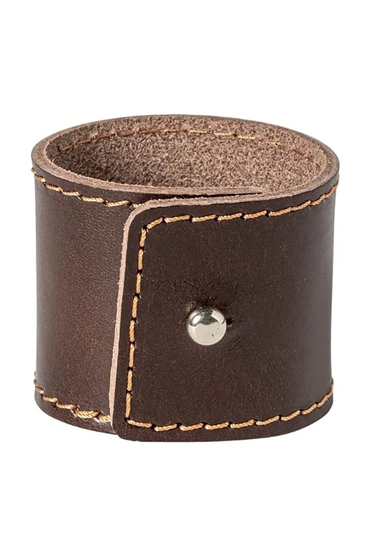 Costa Nova obrączki do serwetek ze skóry naturalnej 4,5 cm brązowy O30356.BRN