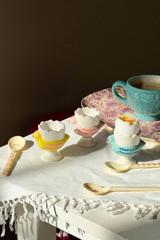 Rice kieliszek na jajko 7 x 5,5 x 7,5 cm CEEGG.HENI różowy AA00