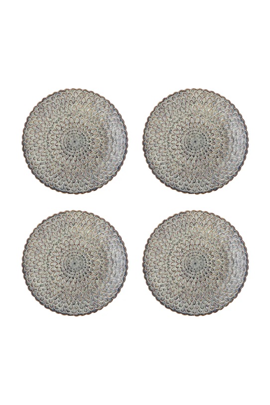 Набор плоских тарелок Bloomingville Katrina 26,5 cm 4 шт голубой 82072692