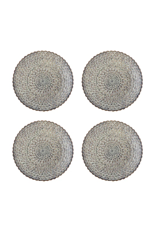 Набор плоских тарелок Bloomingville Katrina 26,5 cm 4 шт голубой 82072692