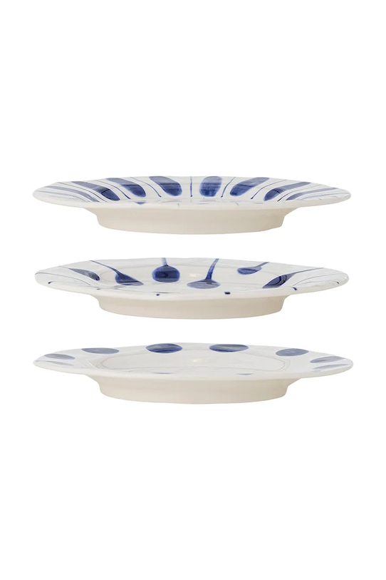 Набор салатных тарелок Bloomingville Linora 22 cm 3 шт 82072671 белый AA00