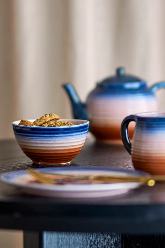 Bloomingville zestaw misek Tatum 350 ml 4-pack 82072714 multicolor AA00