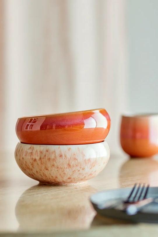 Bloomingville zestaw misek Roselyn 500 ml 4-pack czerwony 82068725