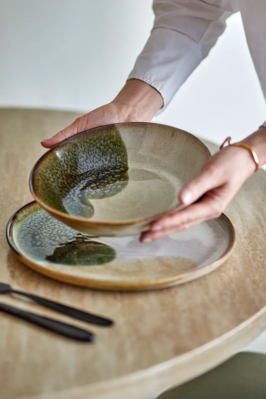 Bloomingville zestaw obiadowy dla 4 os. Jules 12-pack 82069360 multicolor