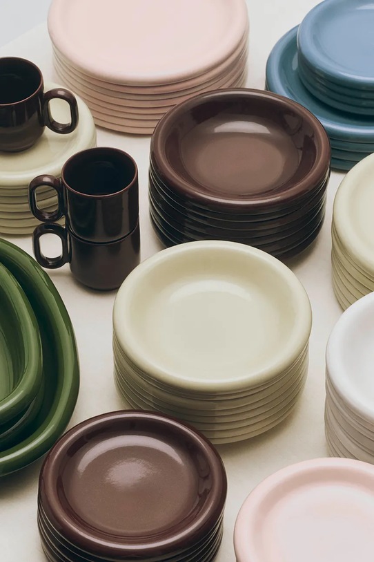 Kuchnia i bar HAY zestaw miseczek z terakoty 4 x 20 x 20 cm AC460.A668.AB90 biały