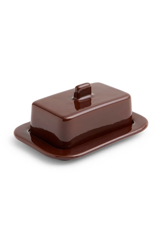 HAY maselniczka z kloszem z terakoty 7,5 x 12,3 x 17,5 cm bordowy AC470.A872