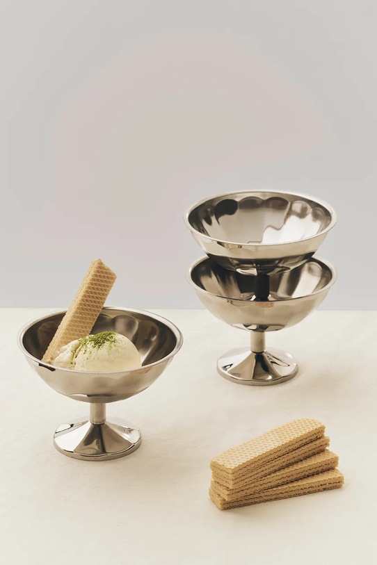 Кухня та бар HAY миска для десертів із нержавіючої сталі 8 x 12 x 12 cm AF175.A602.AG23 сірий