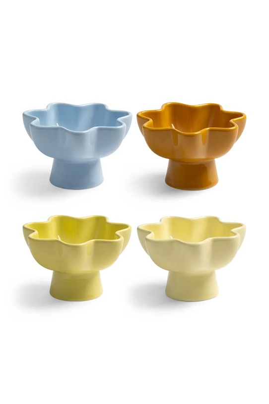 &k Amsterdam zestaw miseczek z kamionki 7 cm multicolor 2838.08