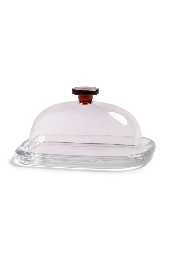 K Amsterdam maselniczka ze szkła barwionego 19 x 12,5 x 10 cm różowy 362.08