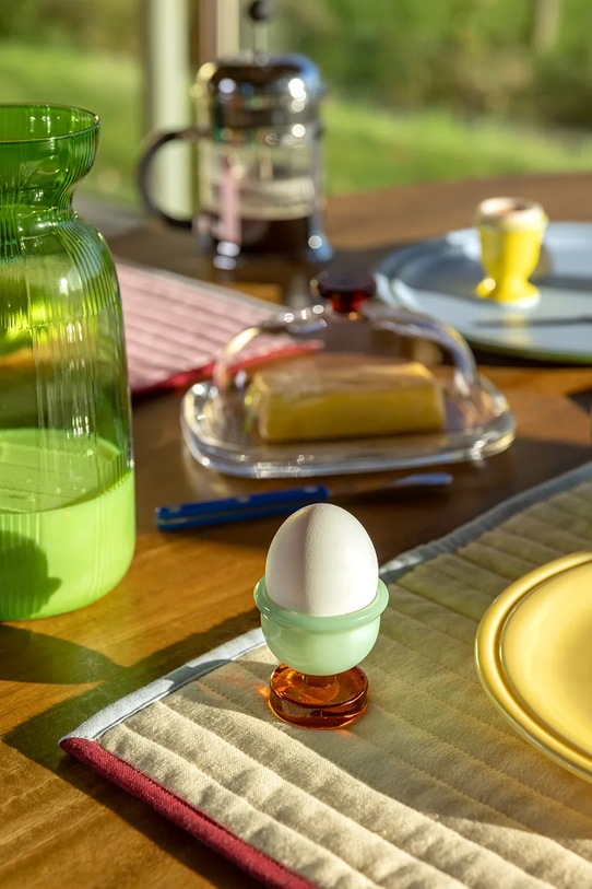 Кухня та бар &k amsterdam підставка для яєць з кольорового скла 5,5 cm 362.04 барвистий