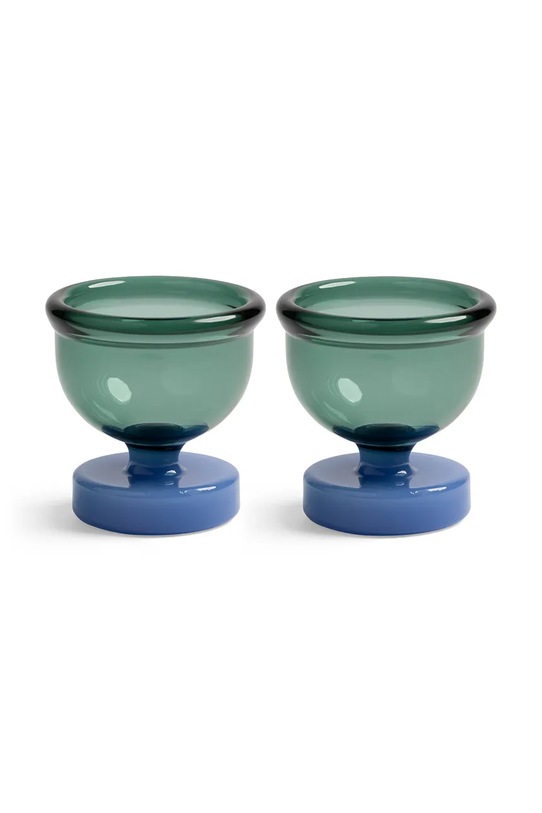 &k amsterdam kieliszki do jajek ze szkła barwionego 5,5 cm multicolor 362.05