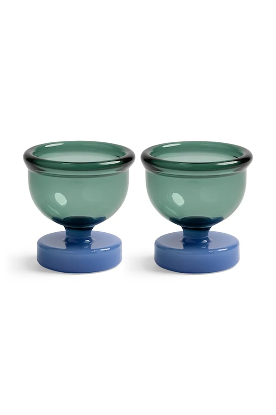 &k amsterdam kieliszki do jajek ze szkła barwionego 5,5 cm multicolor 362.05