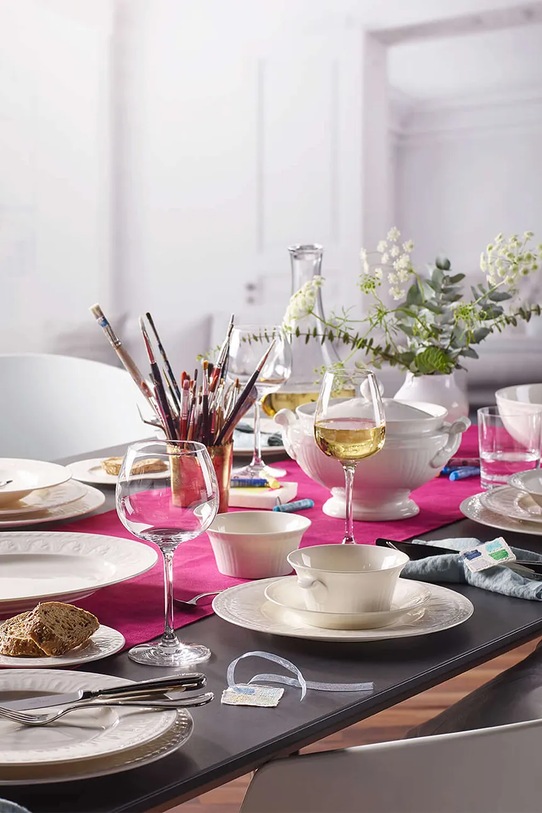 Kuchnia i bar Villeroy & Boch talerz obiadowy z porcelany 27 cm 10.4600.2610 biały