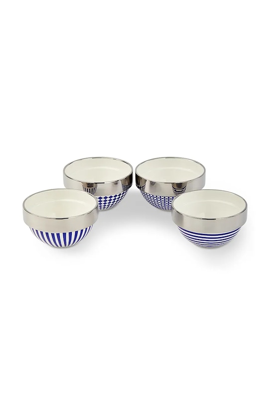 Pols Potten zestaw miseczek z porcelany 14 x 7,7 cm 230.400.682 granatowy AA00