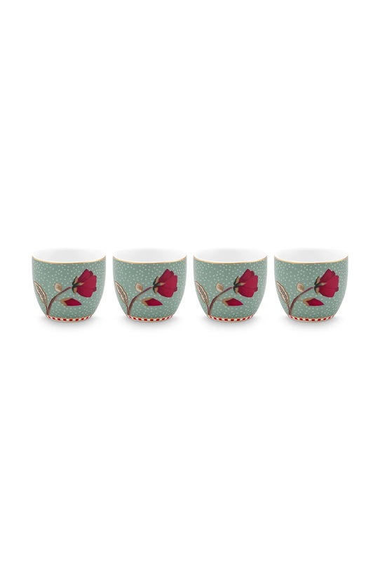 Pip Studio zestaw kubków z porcelany 4,7 cm multicolor 51011049