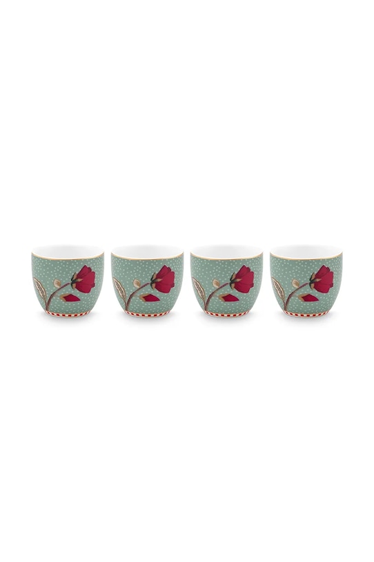 Pip Studio zestaw kubków z porcelany 4,7 cm multicolor 51011049