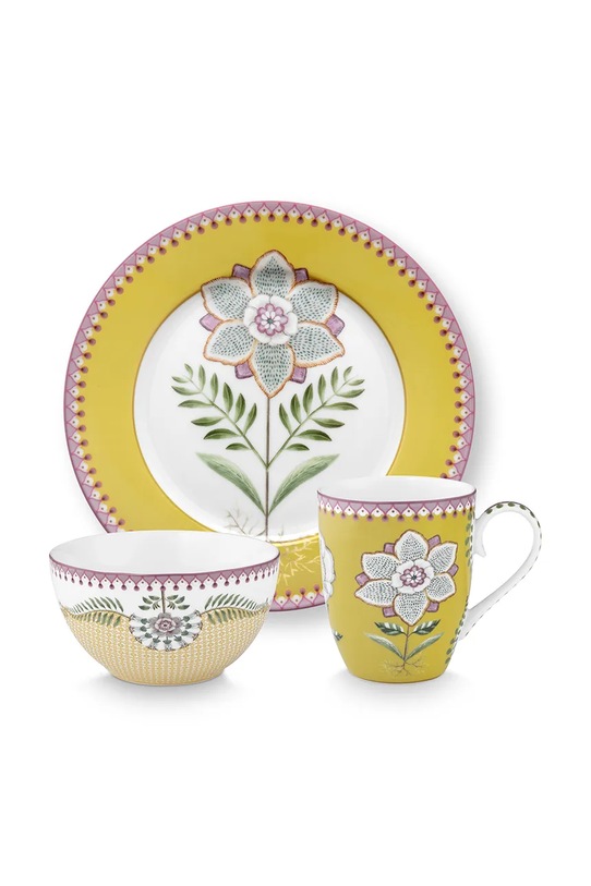 Pip Studio tálaláshoz kerámia sárga 51020217