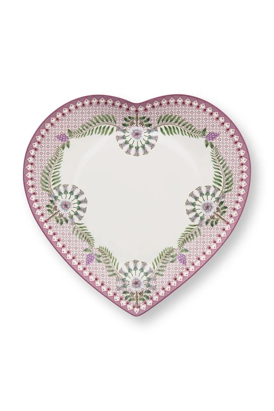 Pip Studio zestaw talerzy do serwowania z porcelany 21,5 cm 51001561 różowy