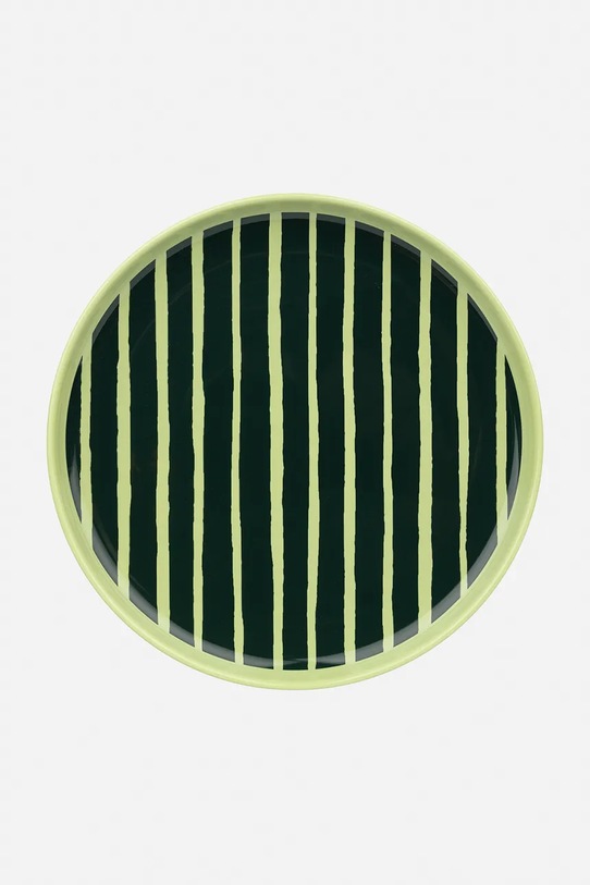 Marimekko talerz z kamionki 20 cm zielony 075258.660