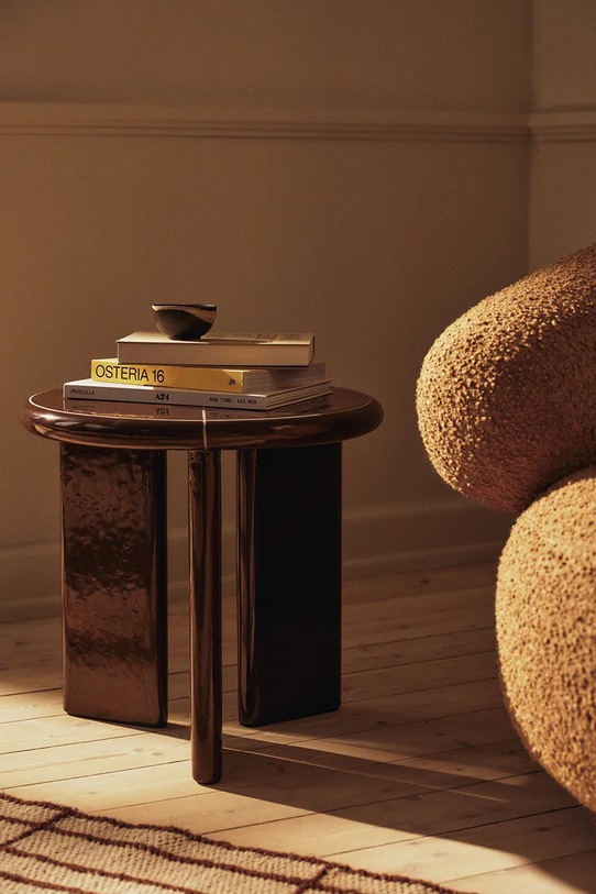 Kuchnia i bar Ferm Living zestaw miseczek z kamionki 6 x 11,5 cm 1104272734 brązowy