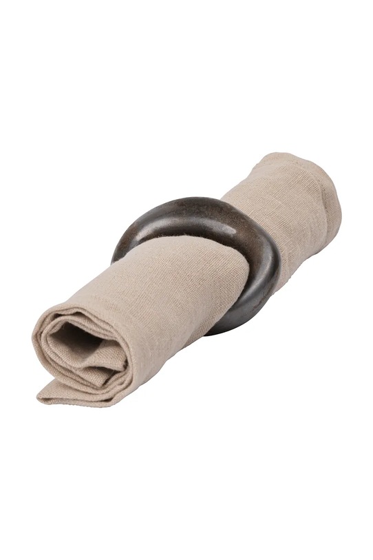 Ferm Living obrączki do serwetek z porcelany 2,1 x 7,2 x 6,5 cm 1104272495 szary AA00