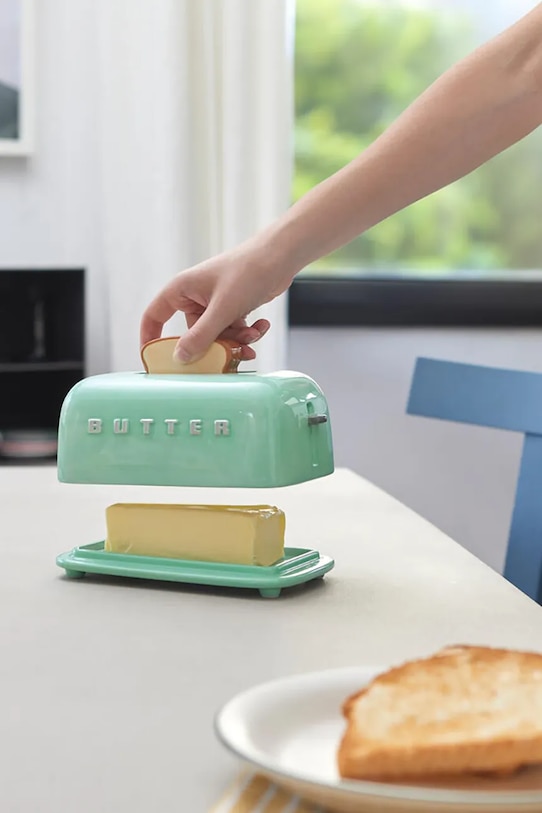 Balvi Масленка из глазурованной керамики 11,8 x 18,9 x 11,3 cm бирюзовый 28138