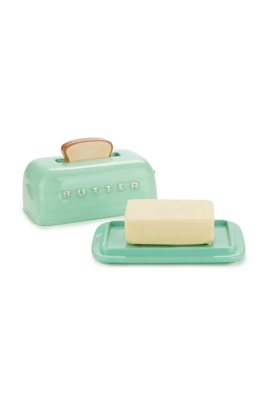 Balvi Масленка из глазурованной керамики 11,8 x 18,9 x 11,3 cm 28138 бирюзовый AA00