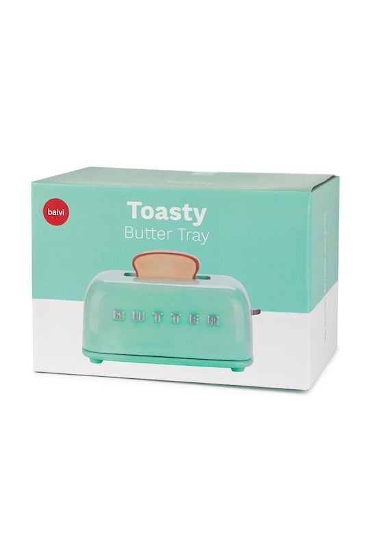 Balvi Масленка из глазурованной керамики 11,8 x 18,9 x 11,3 cm 28138 бирюзовый