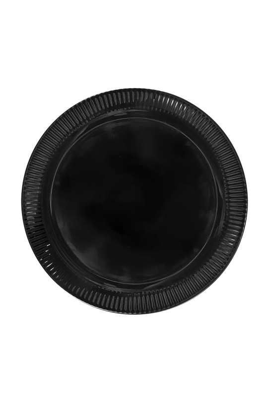 Sagaform talířek na dezerty z porcelánu 17 x 1,5 cm černá 5018723