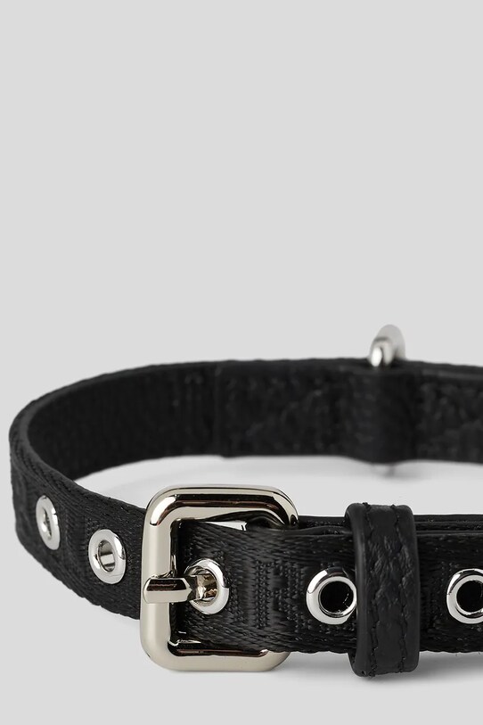 Karl Lagerfeld obroża dla psa Ikon czarny A1W42045