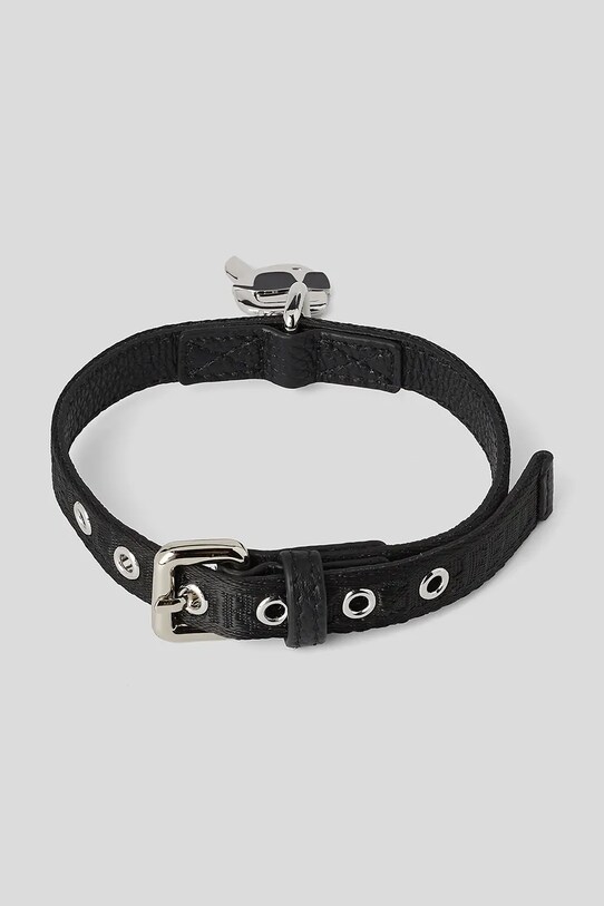 Karl Lagerfeld obroża dla psa Ikon A1W42045 czarny