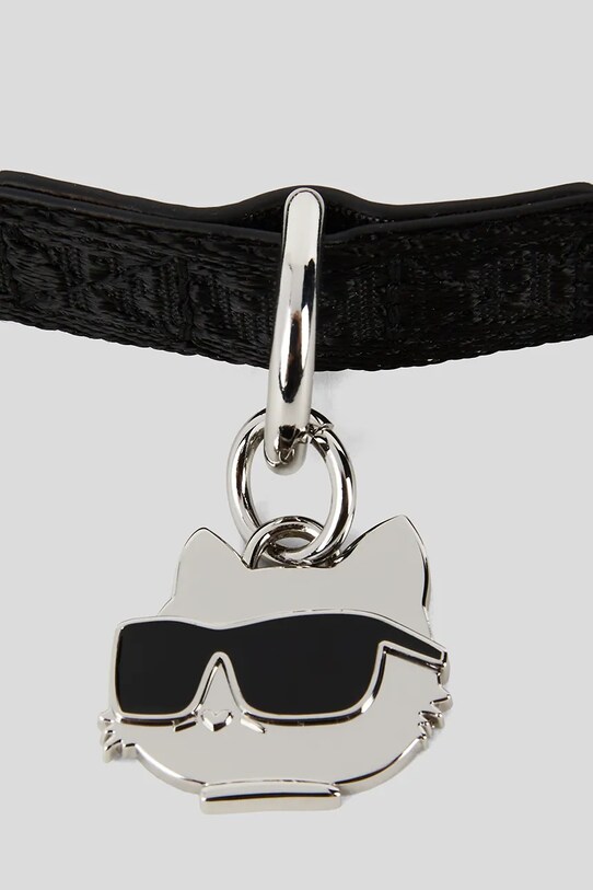 Karl Lagerfeld obroża dla psa Ikon A1W42051 czarny AA00