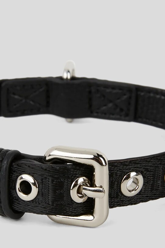 Lifestyle Karl Lagerfeld obroża dla psa Ikon A1W42051 czarny